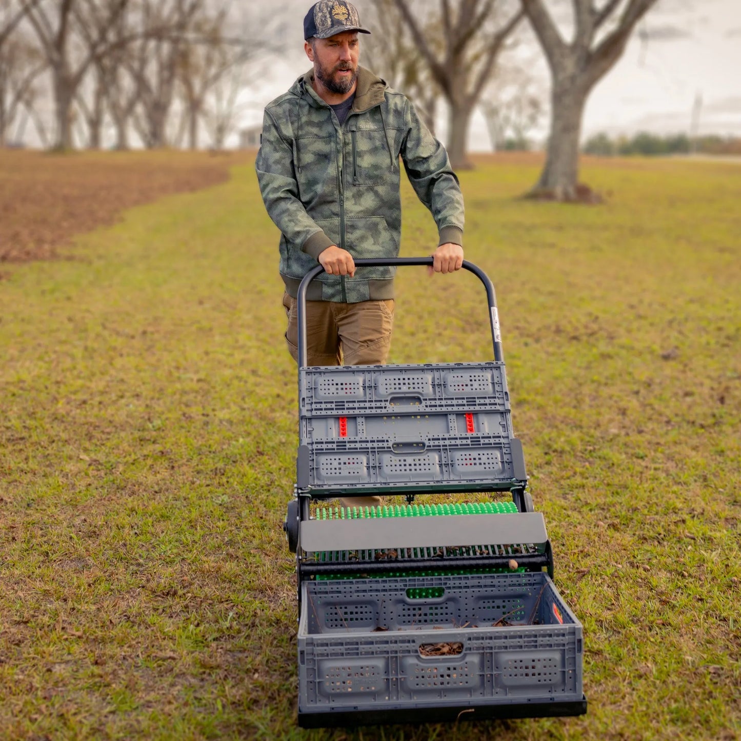 21″ PRO Push Almond Harvester